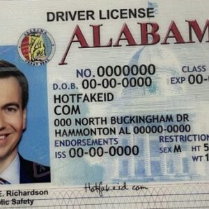 Novelty Alabama ID Card