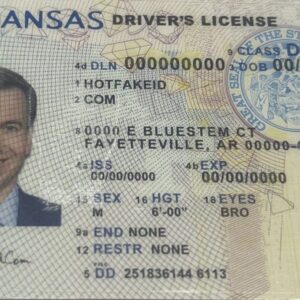 Novelty Arkansas ID Card