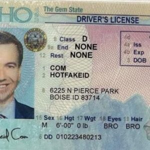 Novelty Idaho ID Card