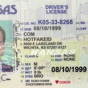 Novelty Kansas ID Card