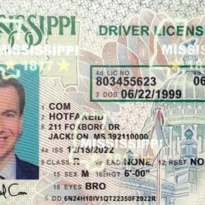 Novelty Mississippi ID Card