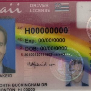 Novelty Hawaii ID Card